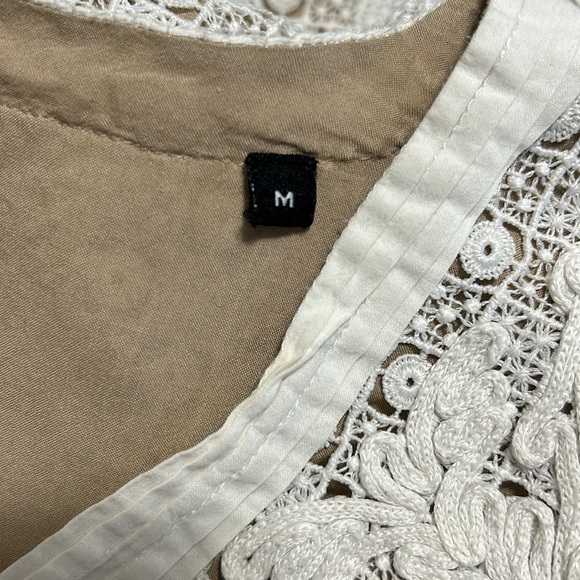 The Kooples Guipure Embroidered Mini Dress Daisy Love White Bridal Brunch Sz M - Picture 14 of 16